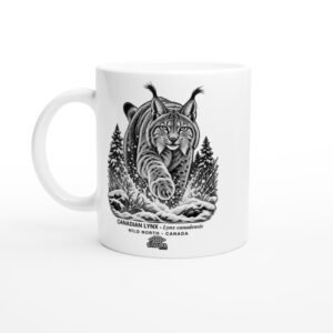 Canadian Lynx Ceramic Mug | Boreal Collection